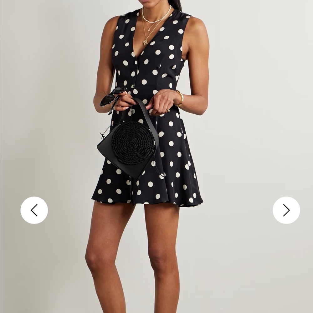 Doen Aubrey Polka Dot Mini Dress